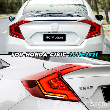 HCMOTIONZ 2016-2021 Luzes traseiras do Honda Civic